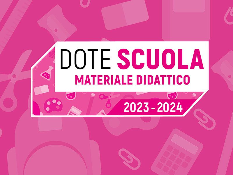 Immagine Dote Scuola – componente Materiale Didattico, a.s. 2023/2024, Borse di studio statali, a.s. 2022/2023